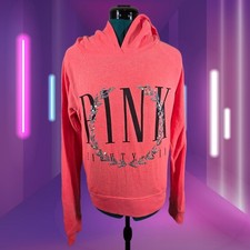 VICTORIAS SECRET PINK RARE BLING WREATH/CREST PINK EIGHTY SIX HOODIE - Small picture