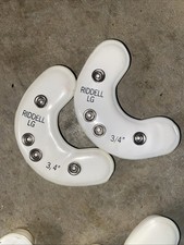 Vtg Used Worn Riddell Football Helmet Jaw Pads 5/8” Medium Adult Youth Schutt picture