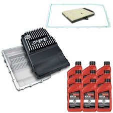 10R80 OEM Ford Transmission Service Kit & PPE Brushed Deep Pan For 2017+ F-150 picture