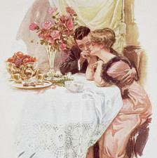 The First Evening in Their Own Home - No. 190 (Postcard, Vintage 1907-1915) picture