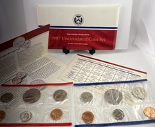 1987 US Mint Set UNC in Original Government Packaging P&D  -  picture