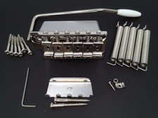 True Custom Shop® Nickel USA Vintage '57 '62 Tremolo Bridge Kit for Fender Strat picture