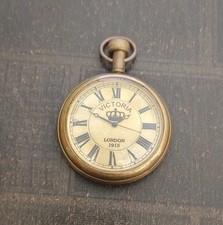 2 Inch  Victorian vintage old style antique  pocket watch collectible gift picture