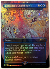 MTG Beholder's Charm Ray - Bribery RAINBOW FOIL D&D Secret Lair 1786 NM picture