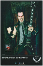 Wayne Static Guitar Music Legend Vintage Poster picture