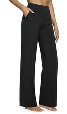 Baleaf Women's Activewear Travel Workout Pants Black Size XL Pockets NWT picture