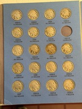 1913 to 1938 Buffalo Nickel Collection / 40 Coins / Partial Set picture