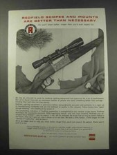 1965 Redfield Scopes Ad - Better Than Necessary picture