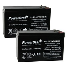 PowerStar Replacement UPS Battery for APC XS1500 - x2 Batteries picture