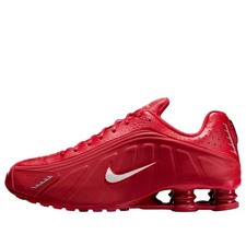 Nike Shox R4 Gym Red Metallic Silver Running Sneakers IQ0608-687 Men's Sizes picture