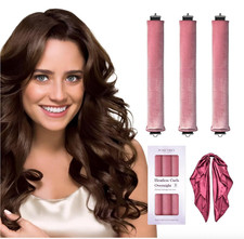 Heatless Hair Curler Overnight Curls-3 Pcs No Heat Curling Blowout Rod to Sleep  picture