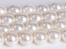 Genuine Natural White Shell Pearl Beads Round Loose Beads 4mm 6mm 8mm 10mm picture