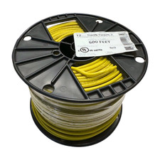 Alan Wire E83039 Type MTW THWN-2 THNN Yellow Machine Tool Wire 12 AWG 500' picture