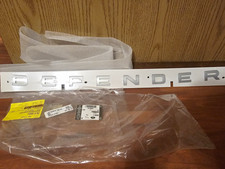 2020-2023 OEM Land Rover Defender Hood Decal Badge-Silver-REDUCED picture