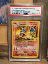 The Pokémon Company PSA 9 Charizard 4/102 Celebrations Classic Holo 2021 EN picture