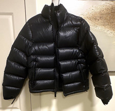 Nike NOCTA Men's Black Down Puffer Jacket Full Zip Stand-Up Collar Size M picture