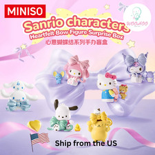 💡 Miniso x Sanrio Characters Heartfelt Bow Series Figure Blind Box Toy picture