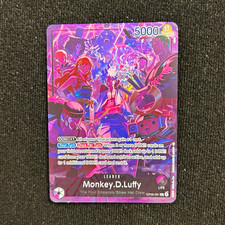 Monkey D Luffy OP09-061 2nd Anniversary English One Piece TCG Leader NM picture
