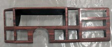 1984-1996 Jeep Cherokee XJ MJ Wood Grain Gauge Cluster Dash Panel Insert Bezel picture