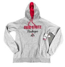 NEW Colosseum Ohio State Buckeyes Womens Hoodie Sweatshirt Gray Size Medium picture