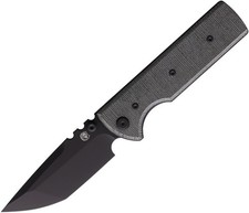 Chaves Knives NTAK Linerlock PVD Tanto Folding Knife Black picture