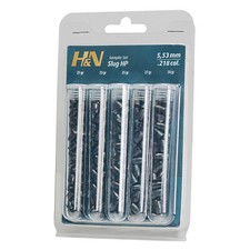 Haendler and Natermann H&N Slug HP Sampler .22 Cal 5.53mm Head Air Guns Pellets picture