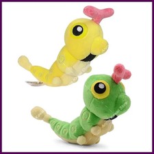 Kawaii Shiny Caterpie Plush Toys Poke me on Fit Caterpie Stuffed Animal Doll** picture