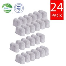 24 Premium Charcoal Water Filters for All Cuisinart Coffee Makers - DCC-RWF, US picture
