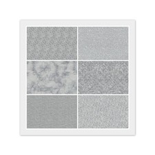 Gray FAT QUARTERS: 6) 18