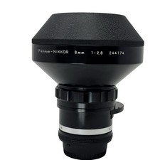 Rare Nikon AI-S Fisheye-Nikkor 8mm f/2.8 Manual Focus Lens with Original Cap picture