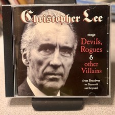 Christopher Lee Sings Devils Rogues & Other Villains CD 1996 Wolfslair picture