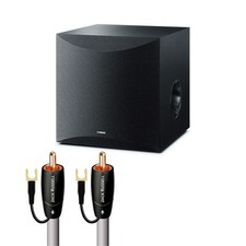 Yamaha NS-SW100 Powered Subwoofer Bundle w/ AudioQuest Jack Russell Cable picture