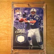 2008 Upper Deck UD Football Peyton Manning Team Colors Memorabilia TC-PM Colts picture
