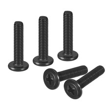 20Pcs M4-0.7 x 18mm Flat Round Head Machine Screws Phillips Drive Fastener picture