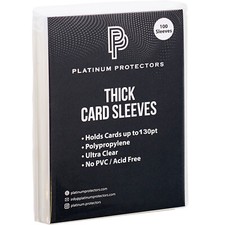 Thick Penny Sleeves for up to 130pt Thicker Cards Jersey and Patch Cards picture