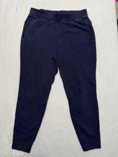 Lululemon Womens Athletica Warm Down Joggers Sweatpants Navy Blue Size 10 picture