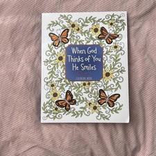 When God Thinks of You He Smiles: Coloring Book picture