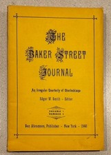 The Baker Street Journal - Vol. 1 No. 3 (1946) Edgar W. Smith - Sherlock Holmes picture