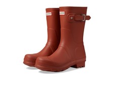 Hunter Men's Boots Original Short Waterproof Rubber Rain Buckle Clay 10 M picture