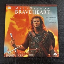 Braveheart Rare Laserdisc 1996 2-Disc Widescreen Edition Mel Gibson DOLBY THX WS picture