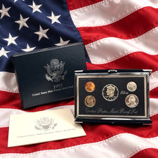 1995-S US Mint Premier 90% Silver Proof Set w/ OGP & COA picture