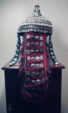 MID-CENTURY TURKOMAN TURKMEN GUPBO TRADIT'L TRIBAL HEADDRESS-MAKE OFFER picture