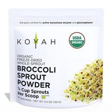 KOYAH Organic Broccoli Sprout Powder – Freeze-Dried, 36 Servings picture