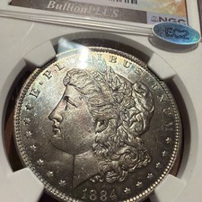 1884-O Morgan Silver Dollar NGC MS64 Toned Bullion Plus Eye Candy Series 2 picture