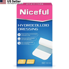 Niceful 10 Count Hydrocolloid Bandages Large, 2