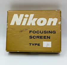 Nikon Type P Focusing Screen for Nikon F Film SLR Camera, in Original Box picture