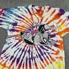 Vintage 1989 Spider-Man Marvel Tie Dye T Shirt Mens L (Fits S) Screen Stars 80s picture