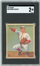 1933 GOUDEY #202 GABBY HARTNETT SGC 2.5 CHICAGO CUBS picture