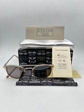 Eyevan 7285 Polarized Sunglasses 743 3231 Brown Silver Titanium 48 23 145 picture
