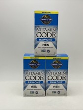 3X Vitamin Code RAW One Once Daily Multivitamin Men 75 Vegetarian Capsules 9/26 picture
